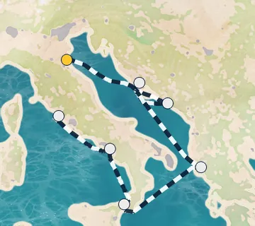 7 Night Ravenna to Rome cruise