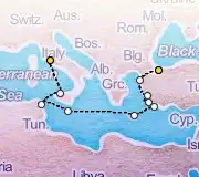 10 Night Rome to Istanbul cruise