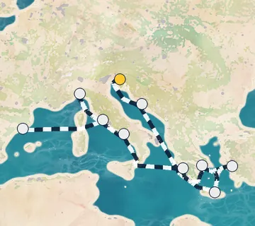 12 Night Trieste to Barcelona cruise