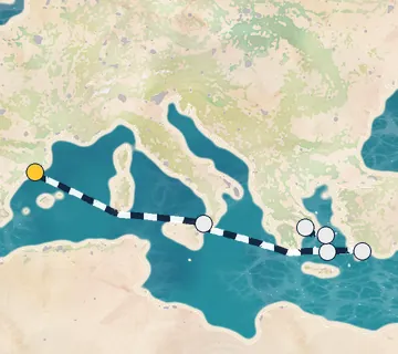 7 Night Barcelona to Athens cruise