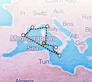 7 Night Cagliari to Cagliari cruise
