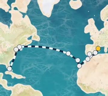 22 Night Barcelona to Miami cruise