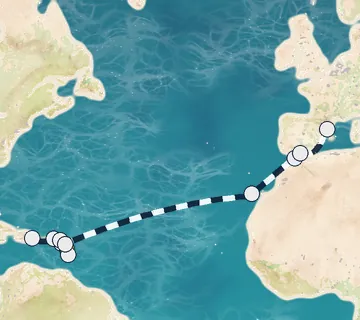 21 Night Pointe-a-Pitre to Barcelona cruise
