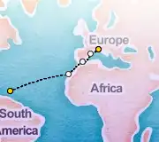 12 Night Savona to Pointe-a-Pitre cruise
