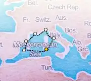 7 Night Cagliari to Cagliari cruise