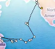 58 Night Vancouver to Bali cruise