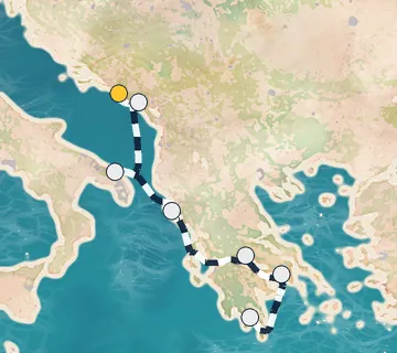7 Night Dubrovnik to Athens cruise