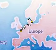 7 Night Copenhagen to Paris cruise
