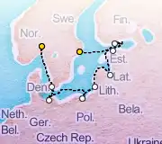 9 Night Oslo to Stockholm cruise