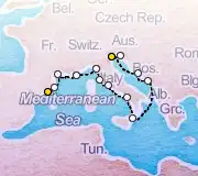 14 Night Barcelona to Venice cruise