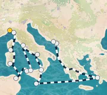 15 Night Portofino to Dubrovnik cruise