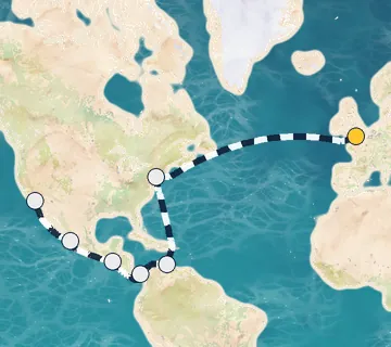 26 Night London to Los Angeles cruise
