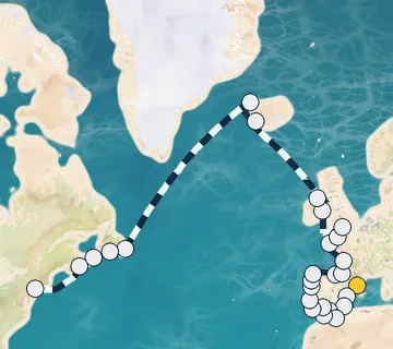 34 Night Barcelona to New York cruise