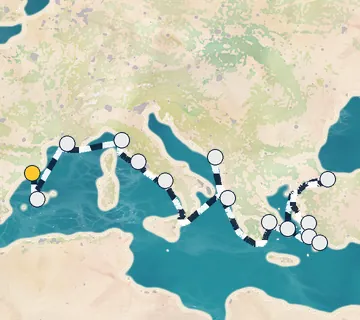 21 Night Barcelona to Athens cruise