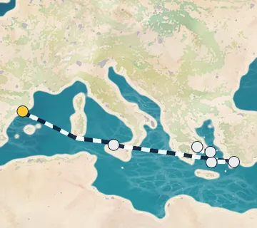 7 Night Barcelona to Athens cruise