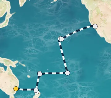 28 Night Sydney to Los Angeles cruise