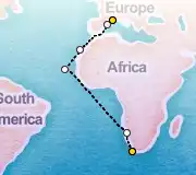 18 Night Cape Town to Marseille cruise