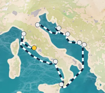 11 Night Rome to Ravenna cruise