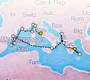 14 Night Athens to Rome cruise