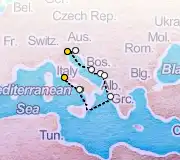 10 Night Venice to Rome cruise