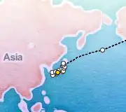 39 Night Kobe to Vancouver cruise