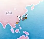 36 Night Tokyo to Hong Kong cruise