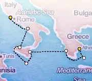 7 Night Athens to Rome cruise