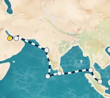 17 Night Doha to Singapore cruise