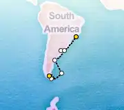 16 Night Punta Arenas to Rio cruise