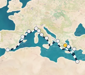 21 Night Athens to Barcelona cruise