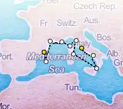 10 Night Rome to Barcelona cruise