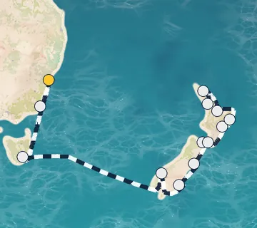 16 Night Sydney, Australia to Auckland cruise