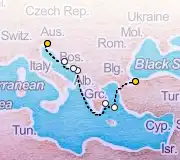 7 Night Istanbul to Monfalcone cruise