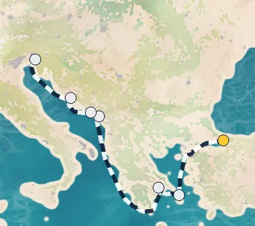 7 Night Istanbul to Monfalcone cruise