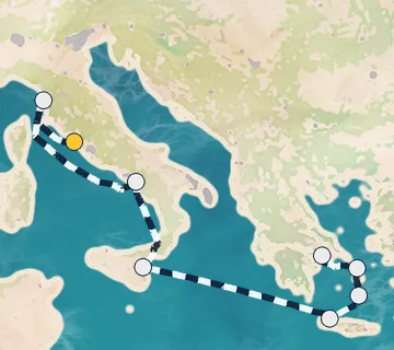 10 Night Rome to Athens cruise