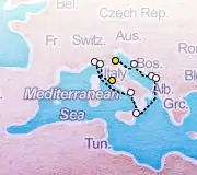 10 Night Ravenna to Rome cruise