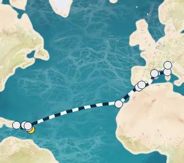 19 Night Pointe-a-Pitre to Portofino cruise