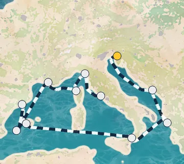 14 Night Trieste to Rome cruise