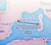2 Night Barcelona to Sardinia cruise