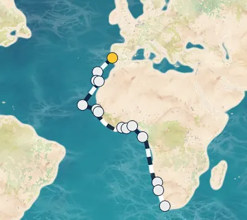 24 Night Lisbon to Cape Town cruise