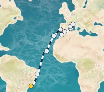 21 Night Rio de Janeiro to Marseille cruise