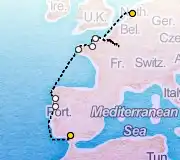 10 Night Seville to Amsterdam cruise