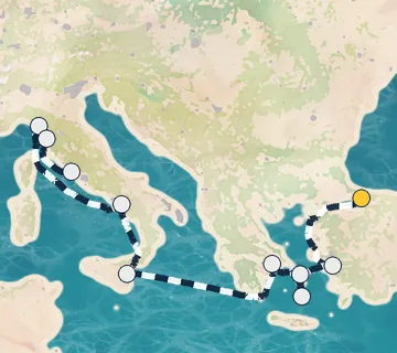 10 Night Istanbul to Rome cruise