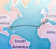 14 Night Barcelona to Port Canaveral cruise