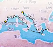 21 Night Venice to Barcelona cruise