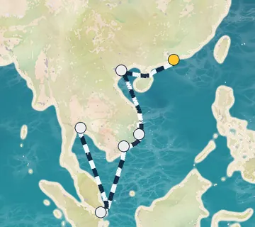 12 Night Hong Kong to Bangkok cruise
