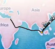 25 Night Singapore to Tokyo cruise