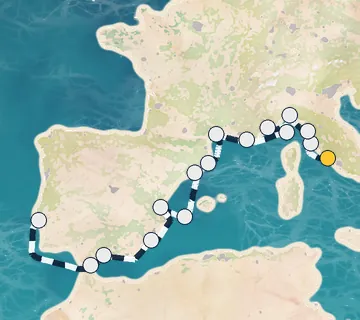 17 Night Rome to Lisbon cruise