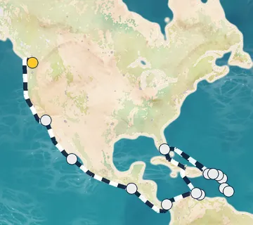 33 Night Seattle to Miami cruise
