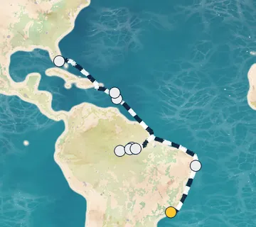21 Night Rio de Janeiro to Miami cruise